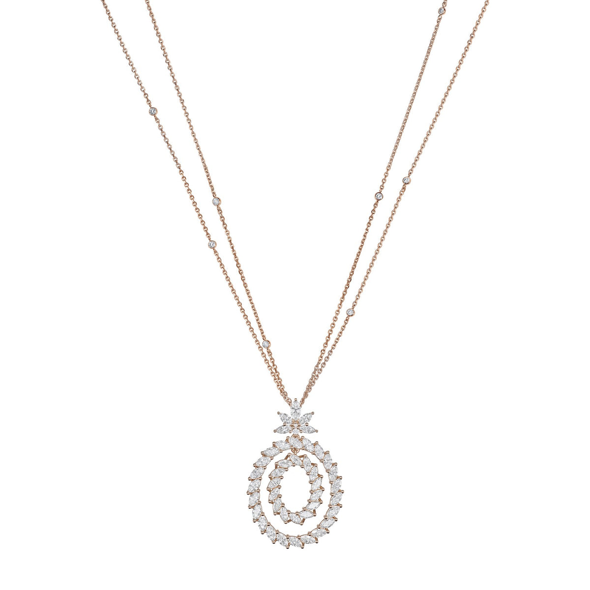 Chopard L'Heure du Diamant pendant in 18k ethical rose gold with diamonds