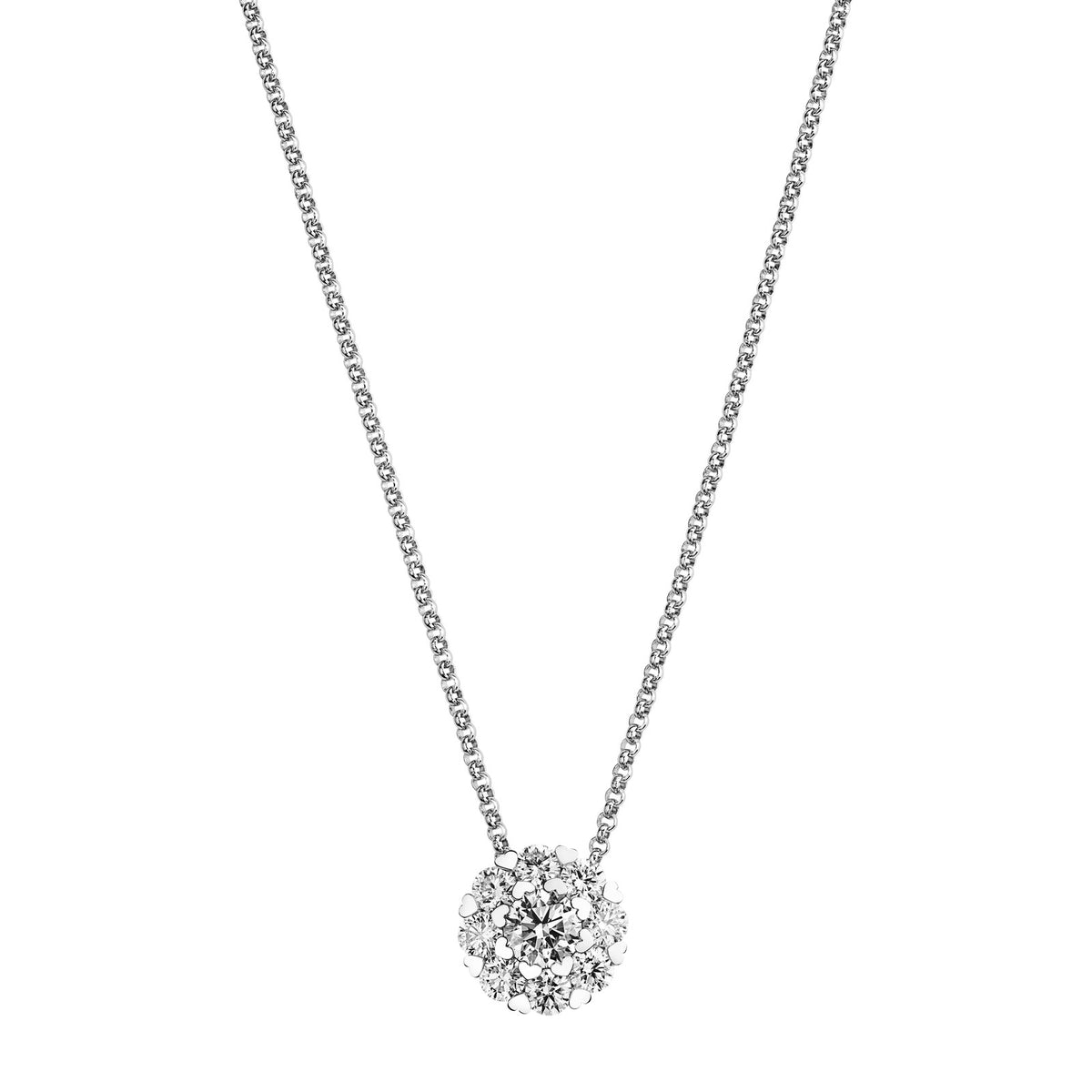 Chopard L'Heure du Diamant pendant in 18k ethical white gold with diamonds
