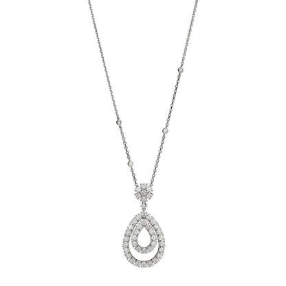 Chopard L'Heure du Diamant pendant in 18k ethical white gold with diamonds