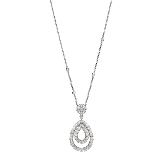Chopard L'Heure du Diamant pendant in 18k ethical white gold with diamonds