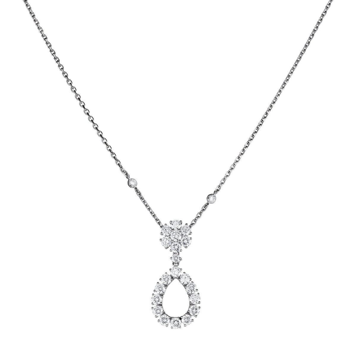 Chopard L'Heure du Diamant pendant in 18k ethical white gold with diamonds