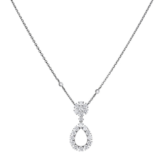 Chopard L'Heure du Diamant pendant in 18k ethical white gold with diamonds