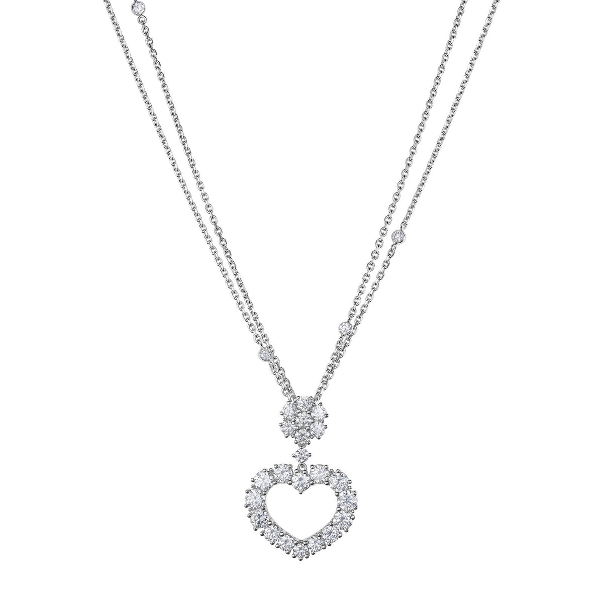 Chopard L'Heure du Diamant pendant in 18k ethical white gold with diamonds