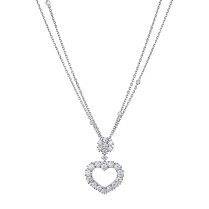 Chopard L'Heure du Diamant pendant in 18k ethical white gold with diamonds