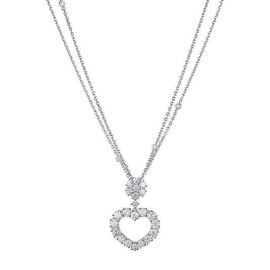 Chopard L'Heure du Diamant pendant in 18k ethical white gold with diamonds