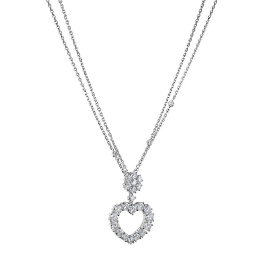 Chopard L'Heure du Diamant pendant in 18k ethical white gold with diamonds, view 2