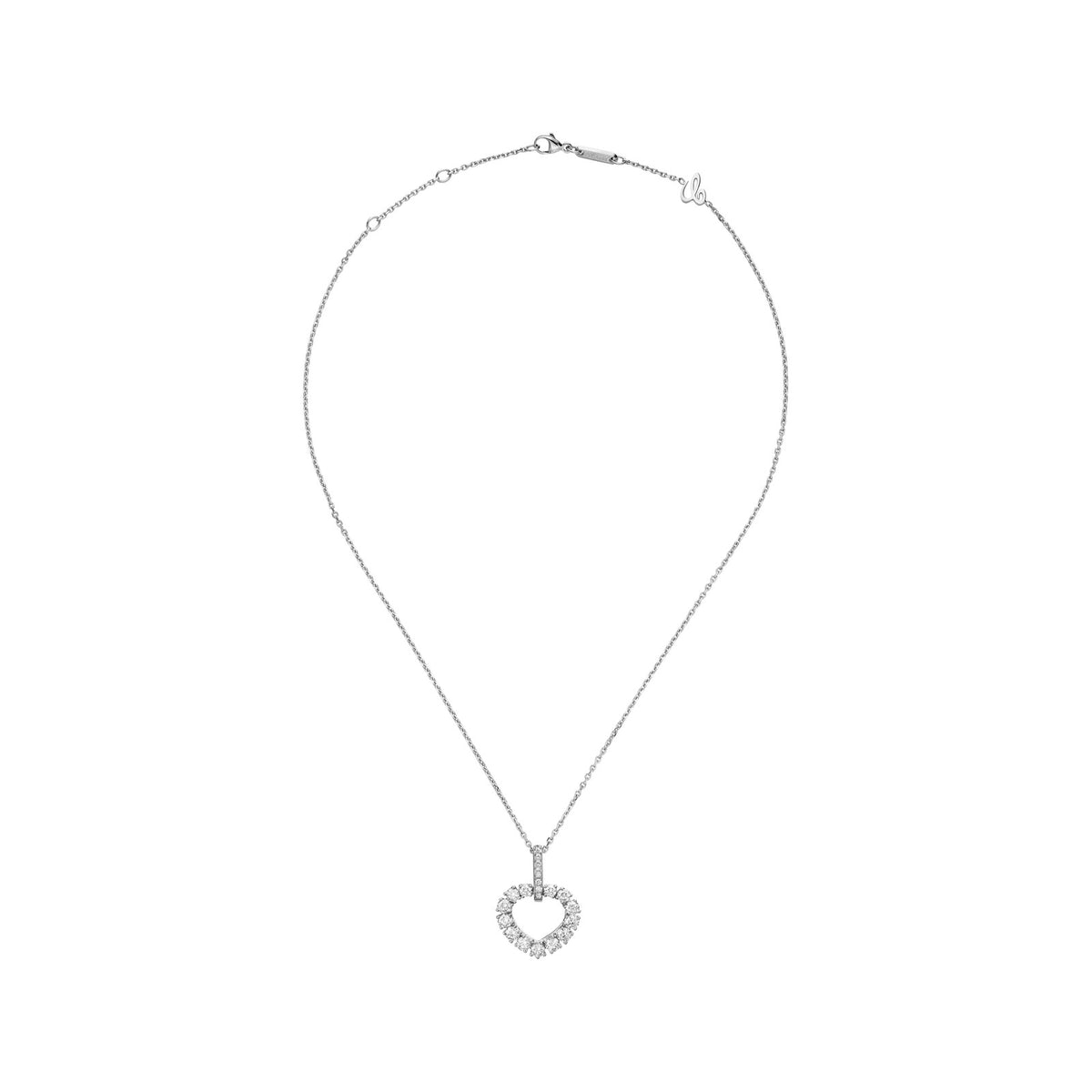 Chopard L'Heure du Diamant pendant in 18k ethical white gold with diamonds