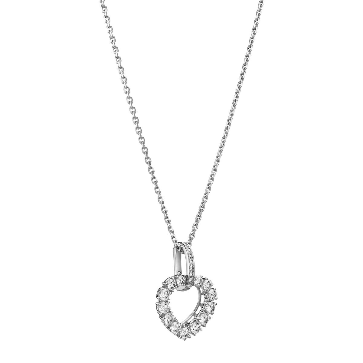 Chopard L'Heure du Diamant pendant in 18k ethical white gold with diamonds, view 2