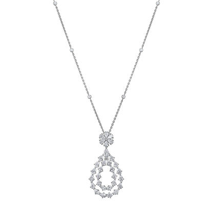 Chopard L'Heure du Diamant pendant in 18k ethical white gold with diamonds