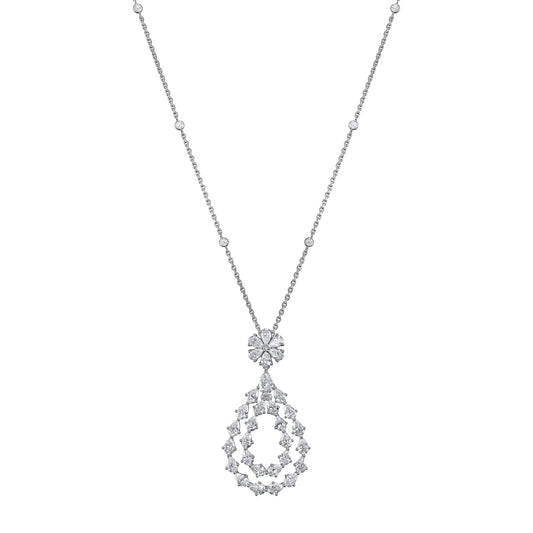 Chopard L'Heure du Diamant pendant in 18k ethical white gold with diamonds