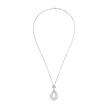 Chopard L'Heure du Diamant pendant in 18k ethical white gold with diamonds, view 3