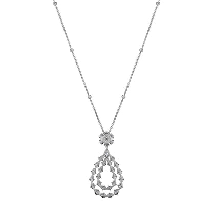 Chopard L'Heure du Diamant pendant in 18k ethical white gold with diamonds, view 4