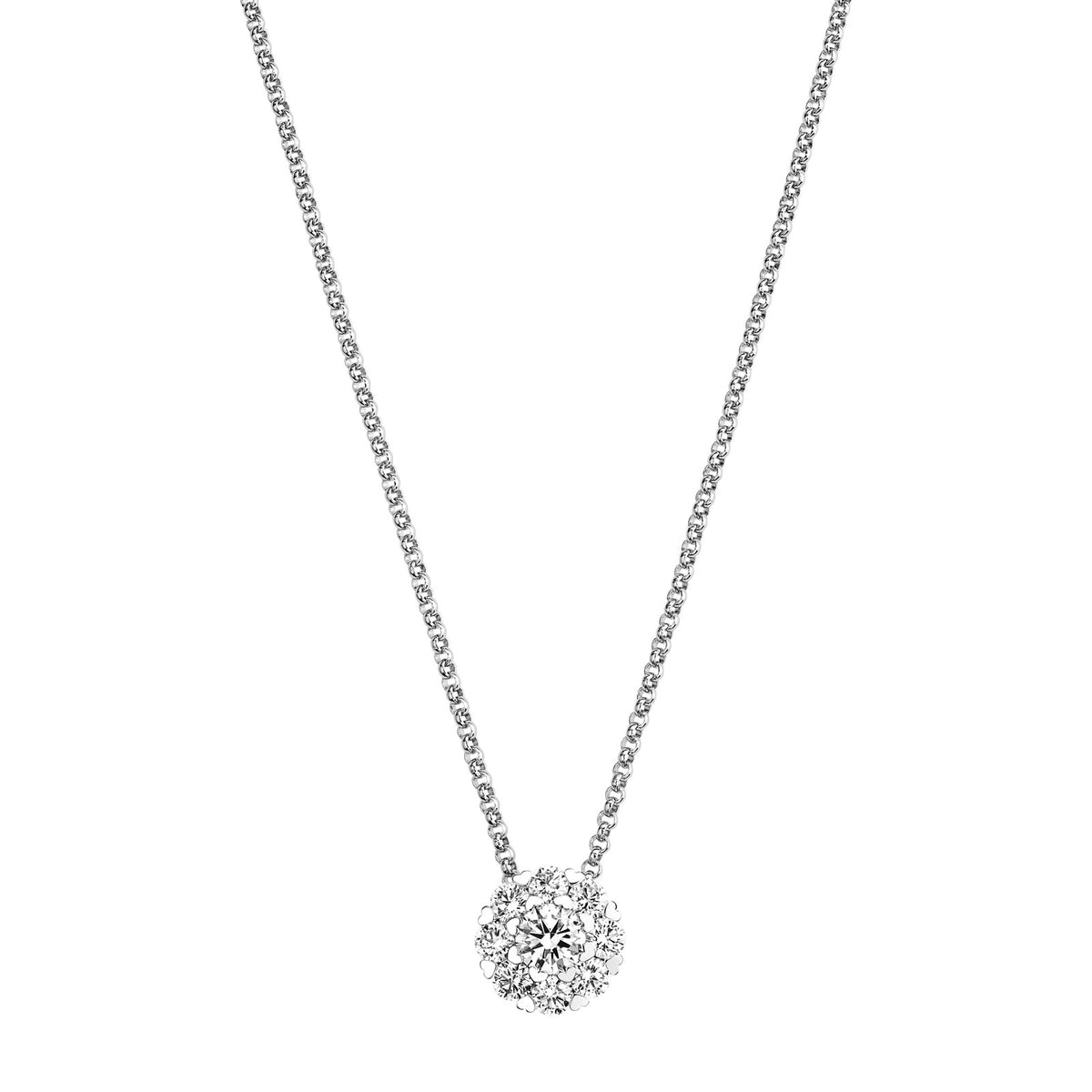 Chopard L'Heure du Diamant pendant in 18k ethical white gold with diamonds