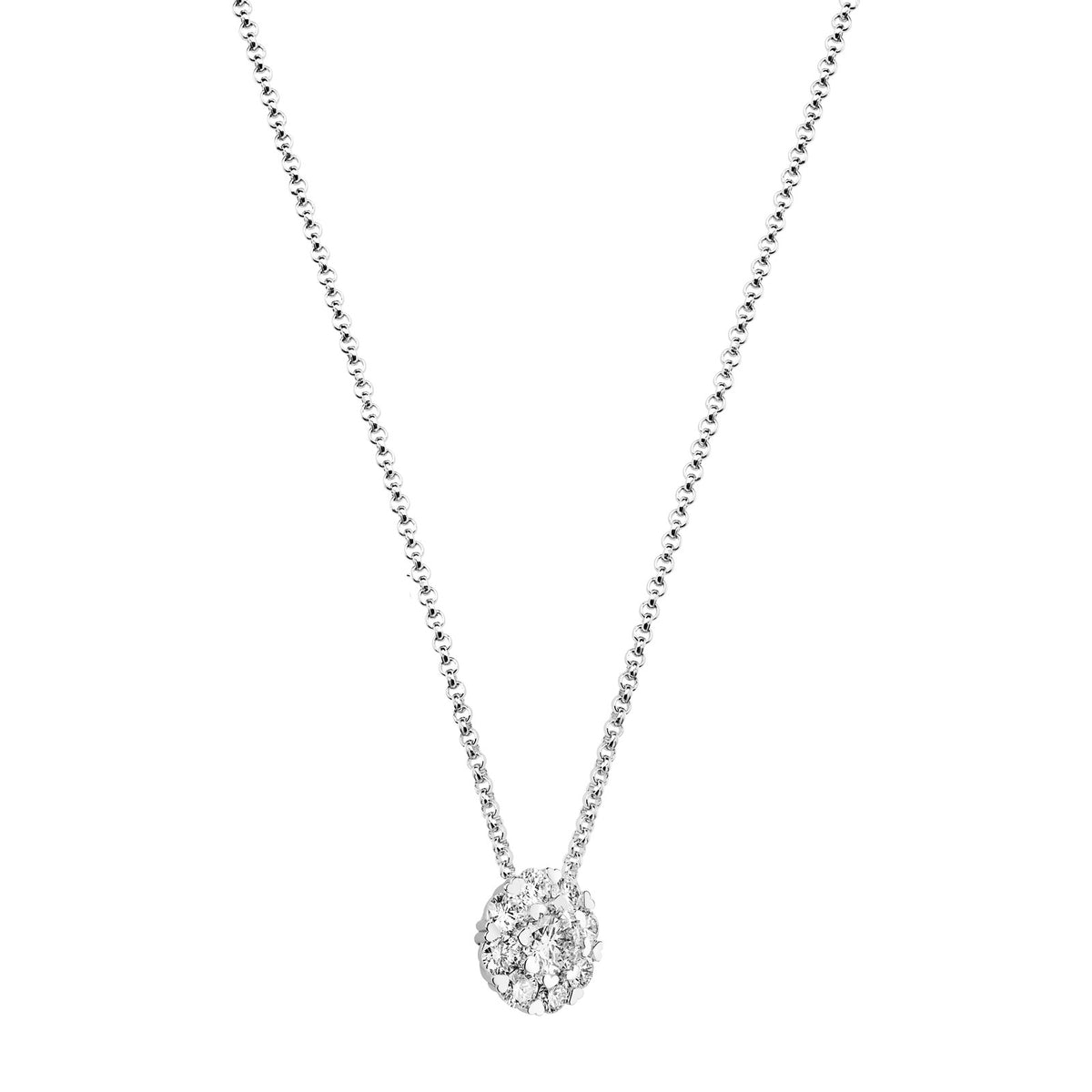 Chopard L'Heure du Diamant pendant in 18k ethical white gold with diamonds, view 2