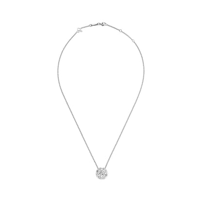 Chopard L'Heure du Diamant pendant in 18k ethical white gold with diamonds, view 3