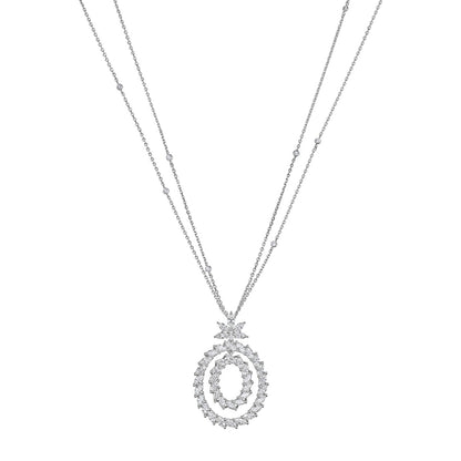 Chopard L'Heure du Diamant pendant in 18k ethical white gold with diamonds