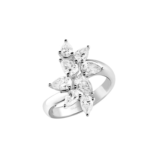 Chopard L'Heure du Diamant ring in 18k ethical white gold with diamonds