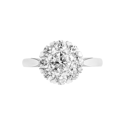 Chopard L'Heure du Diamant ring in 18k ethical white gold with diamonds, view 2