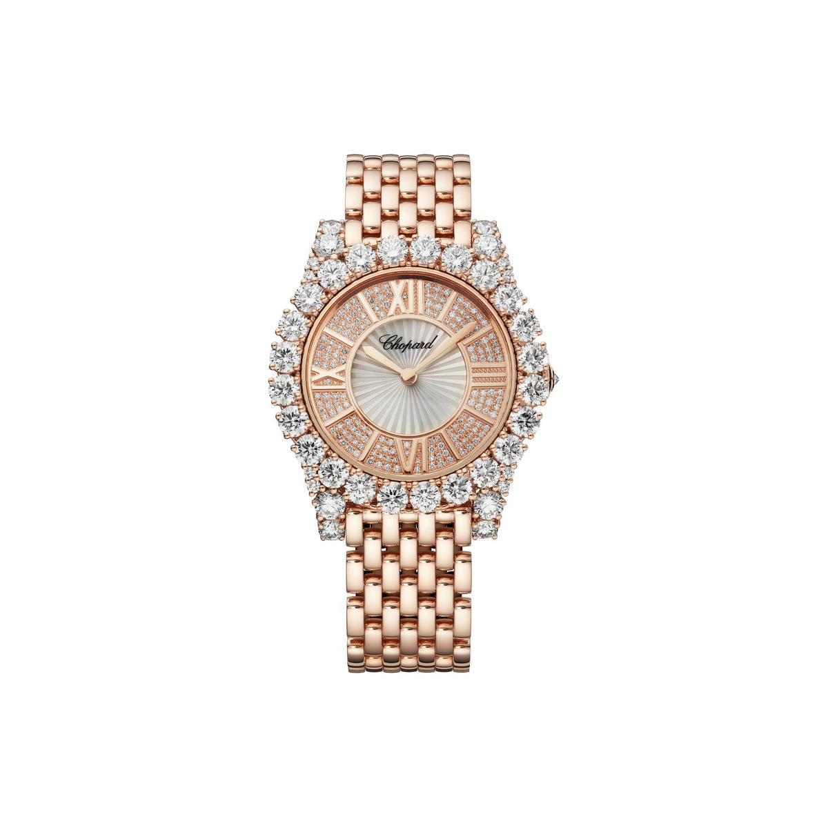 Chopard L'Heure du Diamant watch in 18k ethical rose gold with diamonds