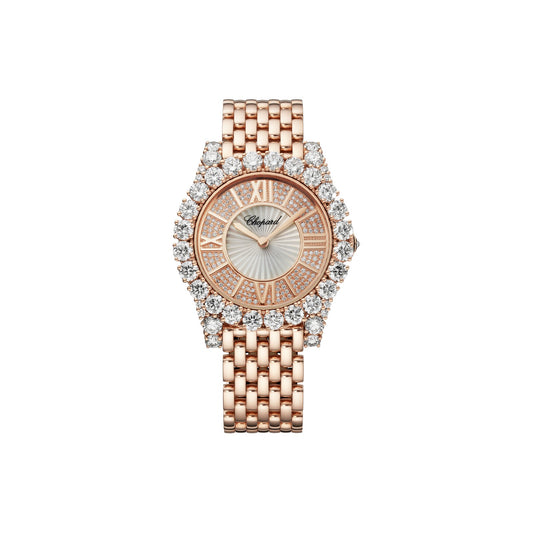 Chopard L'Heure du Diamant watch in 18k ethical rose gold with diamonds