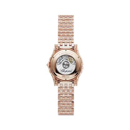 Chopard L'Heure du Diamant watch in 18k ethical rose gold with diamonds, view 2