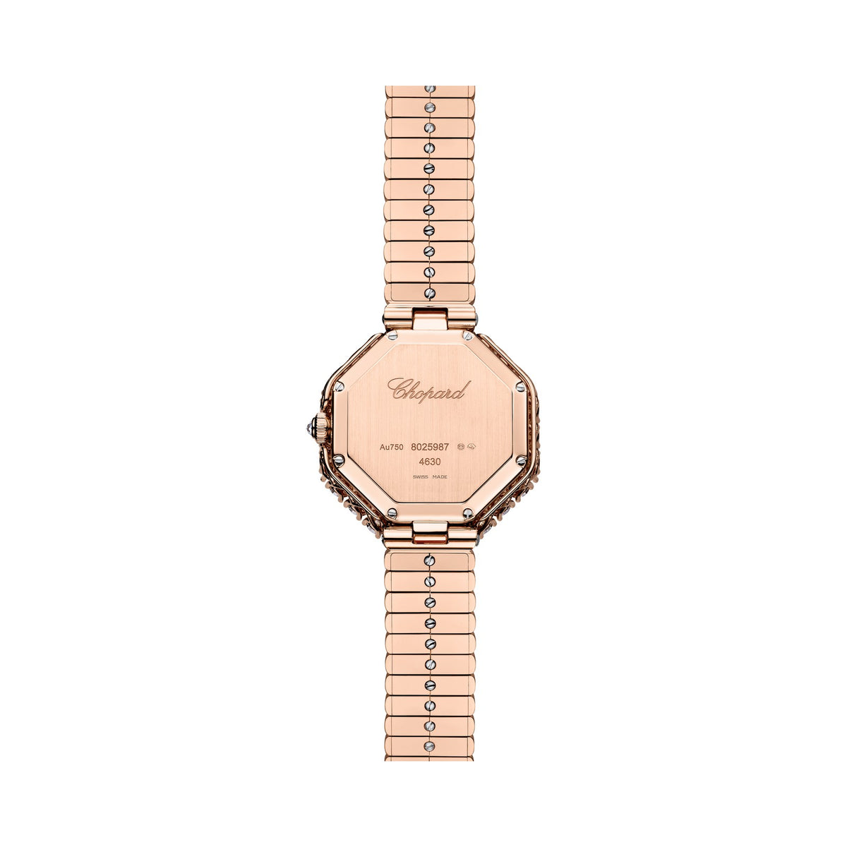 Chopard L'Heure du Diamant watch in 18k ethical rose gold with diamonds, view 2
