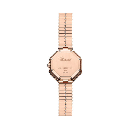 Chopard L'Heure du Diamant watch in 18k ethical rose gold with diamonds, view 2