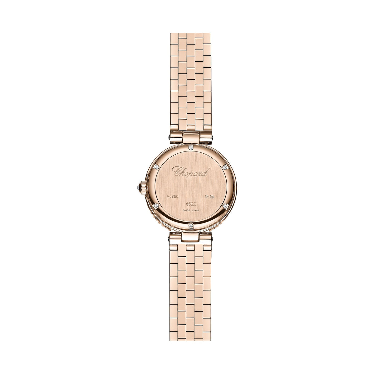 Chopard L'Heure du Diamant watch in 18k ethical rose gold with diamonds, view 2