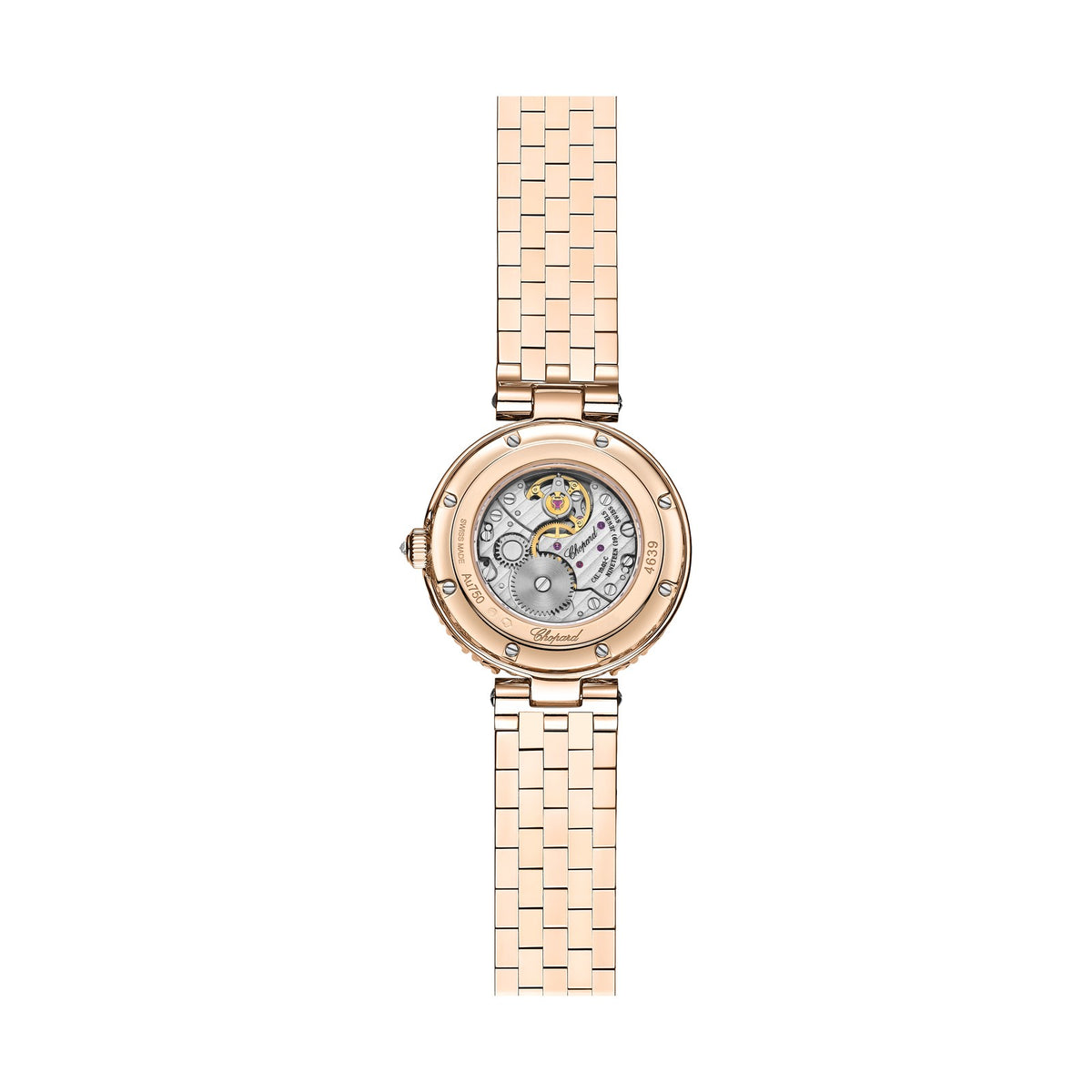 Chopard L'Heure du Diamant watch in 18k ethical rose gold with diamonds, view 2