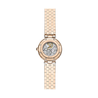 Chopard L'Heure du Diamant watch in 18k ethical rose gold with diamonds, view 2