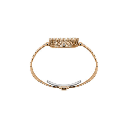 Chopard L'Heure du Diamant watch in 18k ethical rose gold with diamonds, view 3