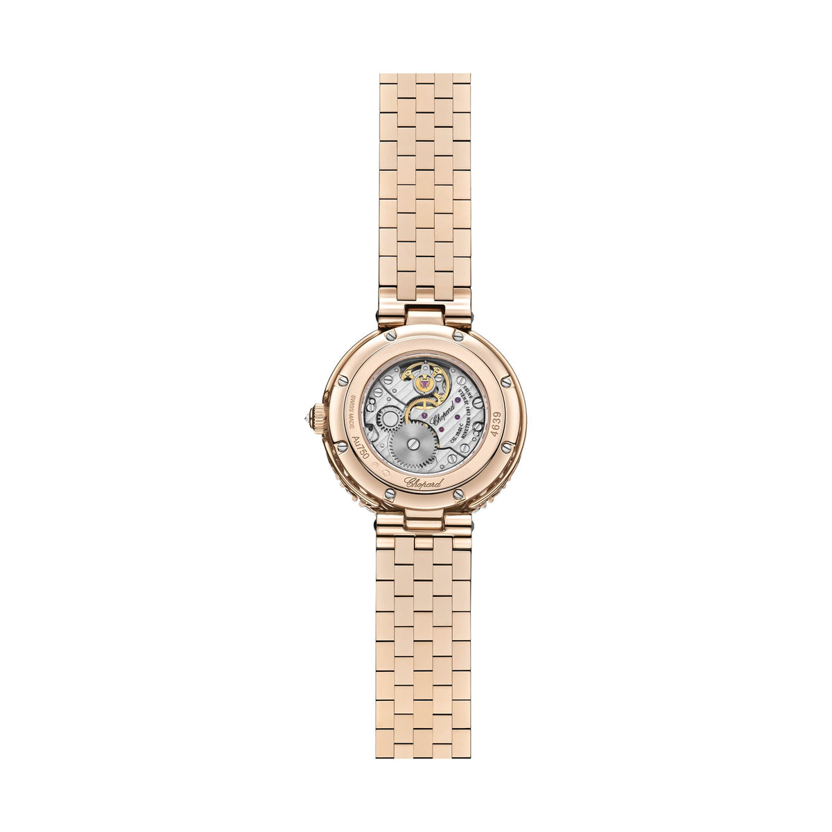 Chopard L'Heure du Diamant watch in 18k ethical rose gold with diamonds, view 2