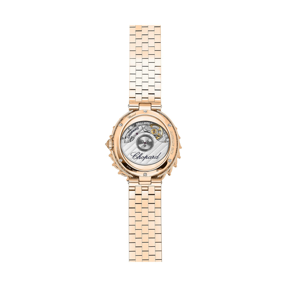Chopard L'Heure du Diamant watch in 18k ethical rose gold with diamonds, view 2