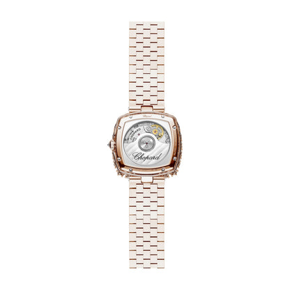 Chopard L'Heure du Diamant watch in 18k ethical rose gold with diamonds, view 2