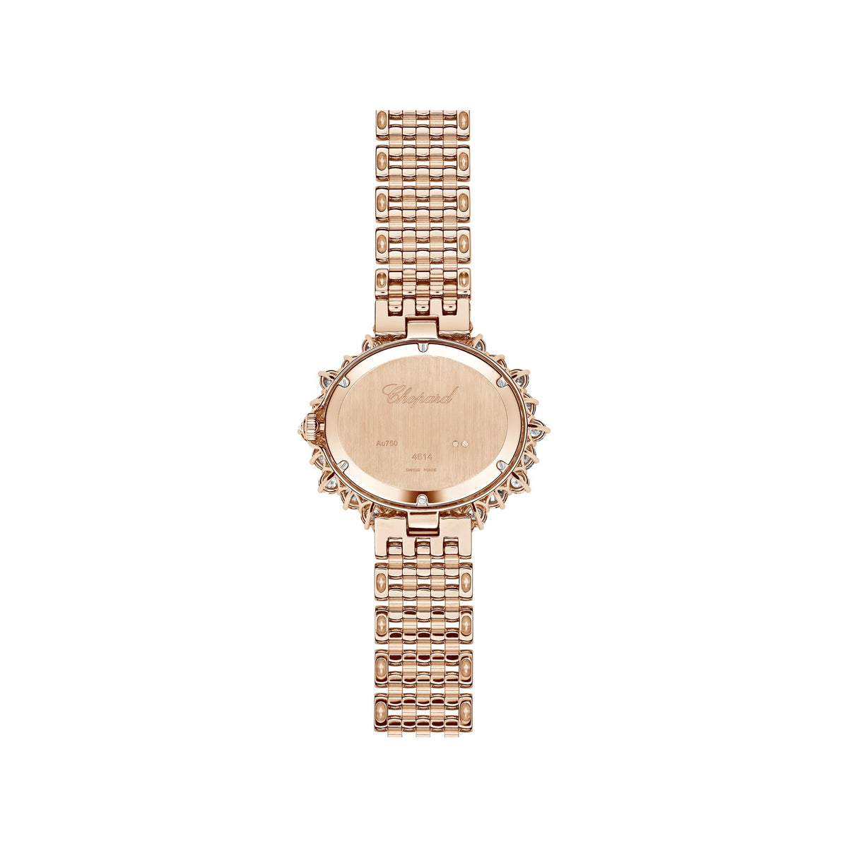 Chopard L'Heure du Diamant watch in 18k ethical rose gold with diamonds, view 2