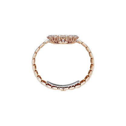 Chopard L'Heure du Diamant watch in 18k ethical rose gold with diamonds, view 3