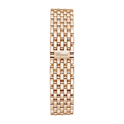 Chopard L'Heure du Diamant watch in 18k ethical rose gold with diamonds, view 4