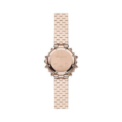 Chopard L'Heure du Diamant watch in 18k ethical rose gold with diamonds, view 2