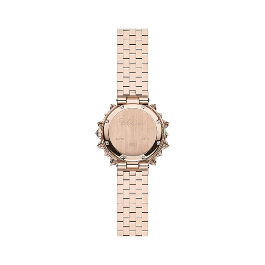 Chopard L'Heure du Diamant watch in 18k ethical rose gold with diamonds, view 2