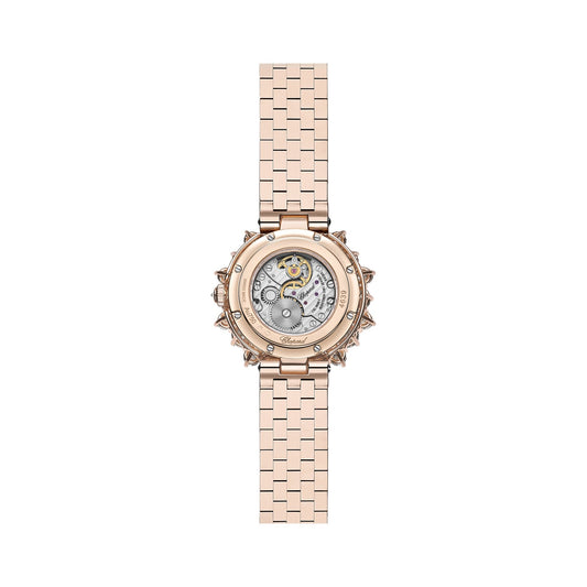 Chopard L'Heure du Diamant watch in 18k ethical rose gold with diamonds, view 2