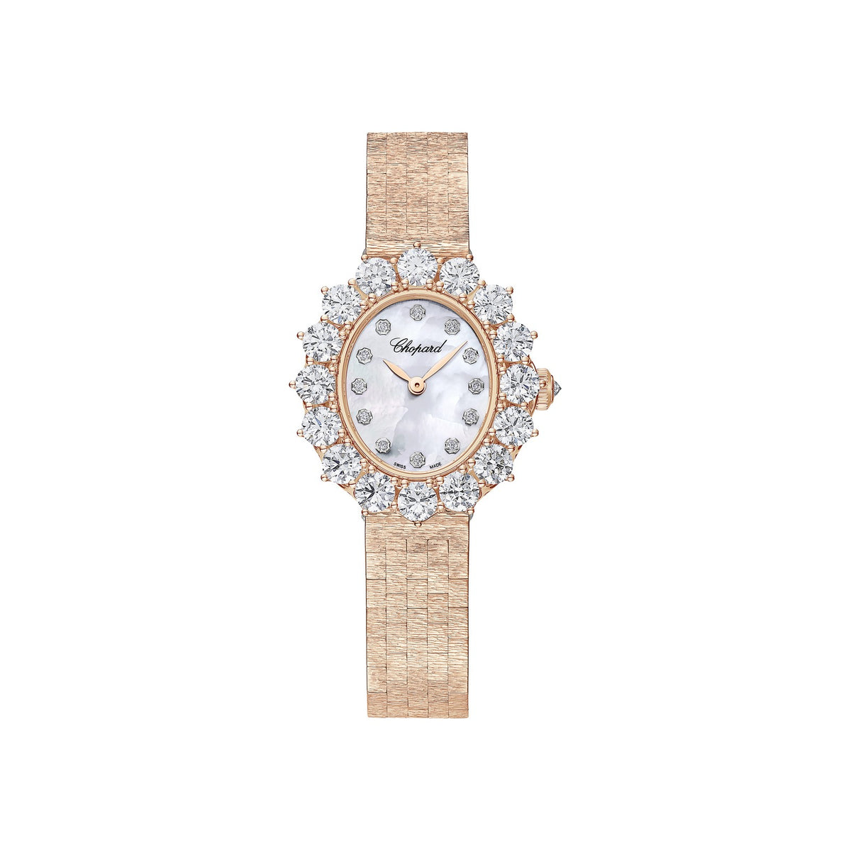 Chopard L'Heure du Diamant watch in 18k ethical rose gold with diamonds