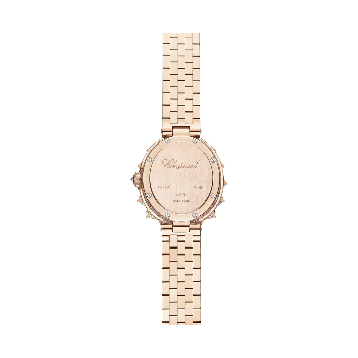 Chopard L'Heure du Diamant watch in 18k ethical rose gold with diamonds, view 2