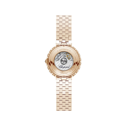 Chopard L'Heure du Diamant watch in 18k ethical rose gold with diamonds, view 2