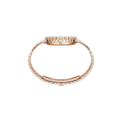 Chopard L'Heure du Diamant watch in 18k ethical rose gold with diamonds, view 3
