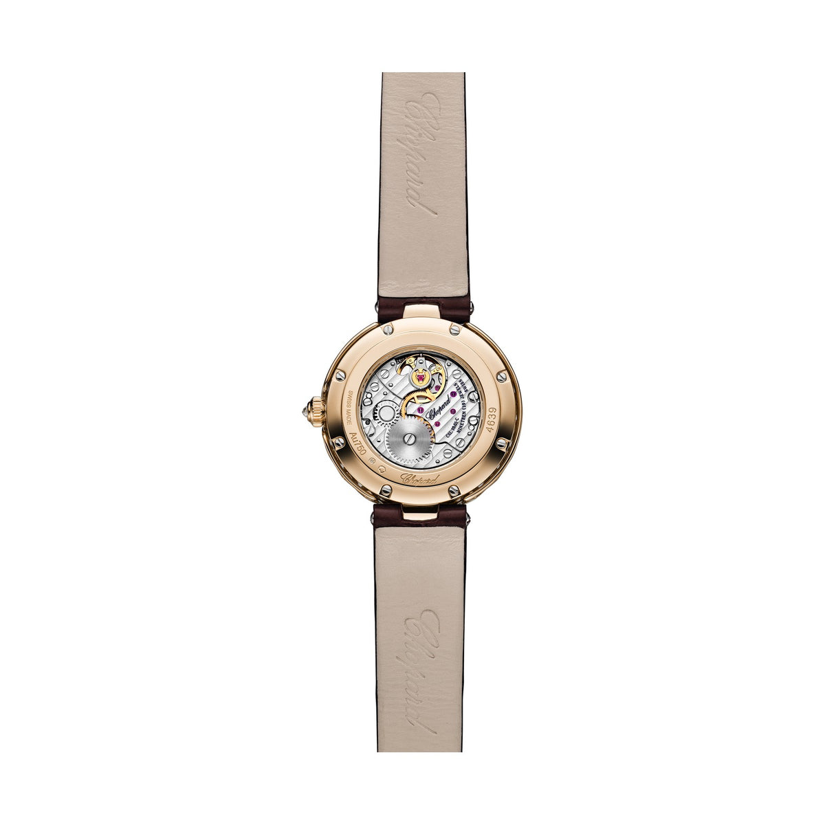 Chopard L'Heure du Diamant watch in 18k ethical rose gold with diamonds, view 2