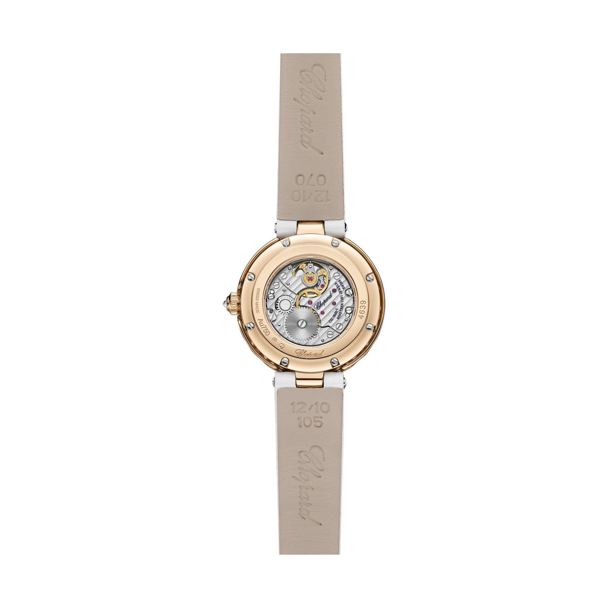 Chopard L'Heure du Diamant watch in 18k ethical rose gold with diamonds, view 2