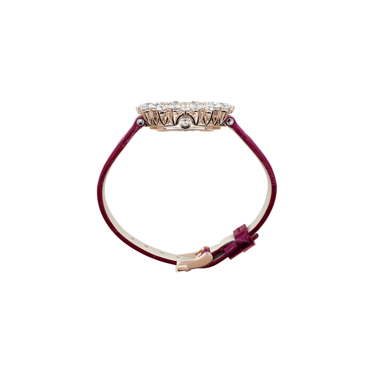 Chopard L'Heure du Diamant watch in 18k ethical rose gold, view 3
