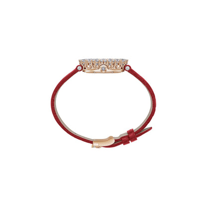 Chopard L'Heure du Diamant watch in 18k ethical rose gold with diamonds, view 3