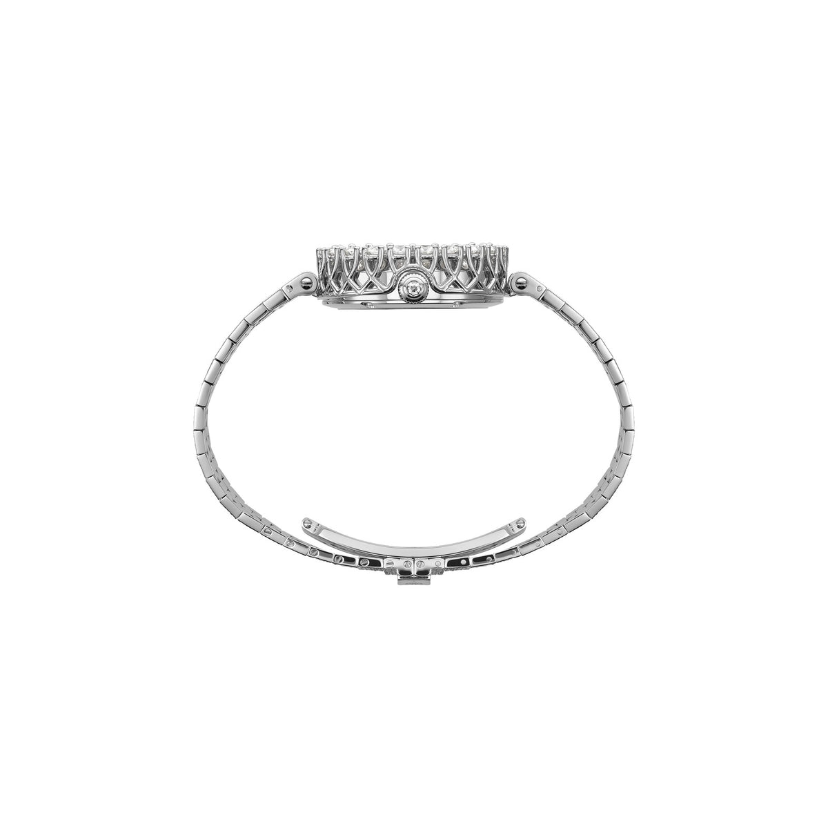 Chopard L'Heure du Diamant watch in 18k ethical white gold with diamonds, view 3