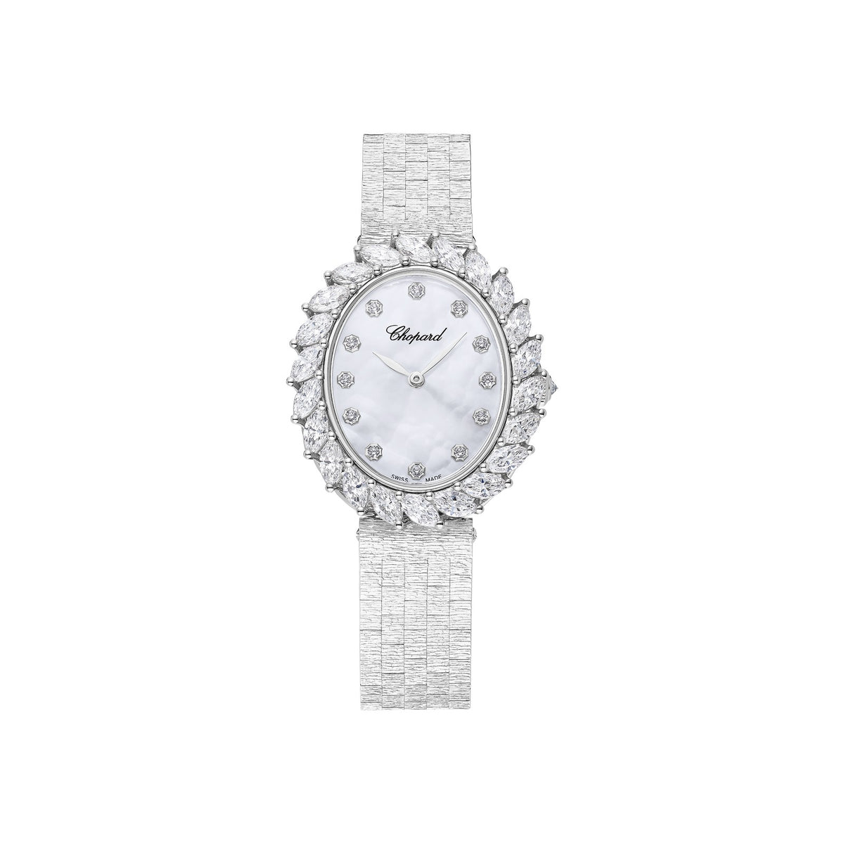 Chopard L'Heure du Diamant watch in 18k ethical white gold with diamonds